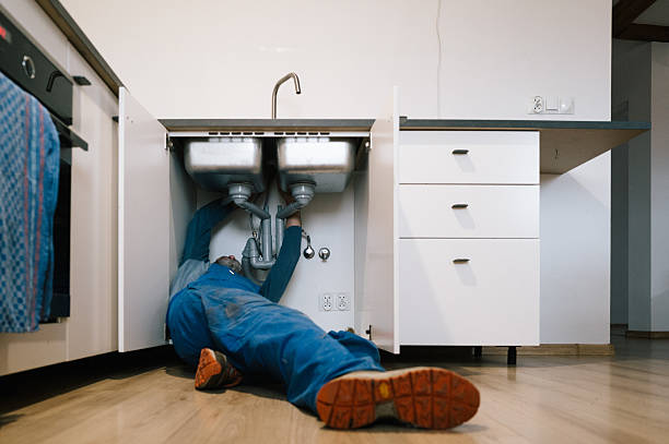 Professional Pipe Repair technician working in Readville, MA